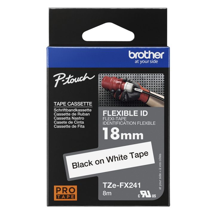 Brother TZE-FX241 cinta para impresora de etiquetas Negro sobre…