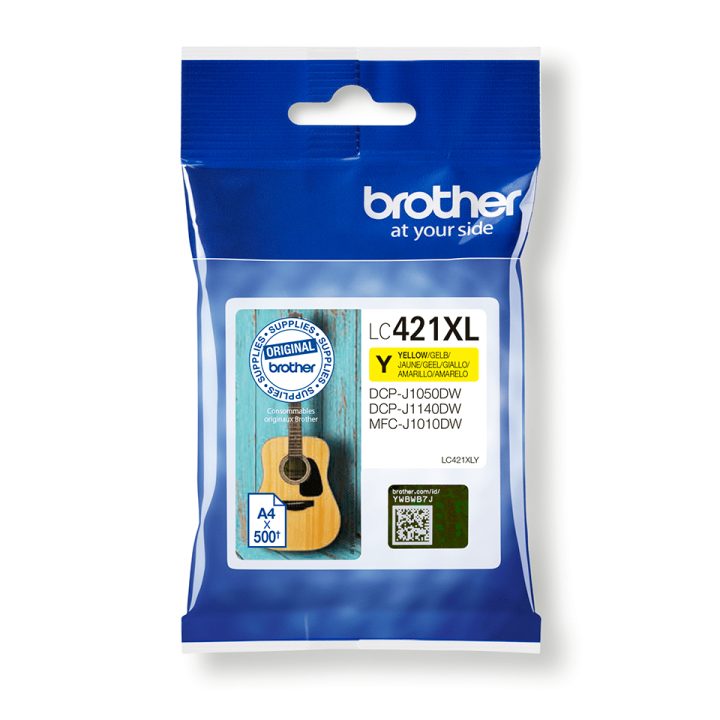 Brother LC-421XLY ink cartridge 1 piece(s) Original High yield (XL)…