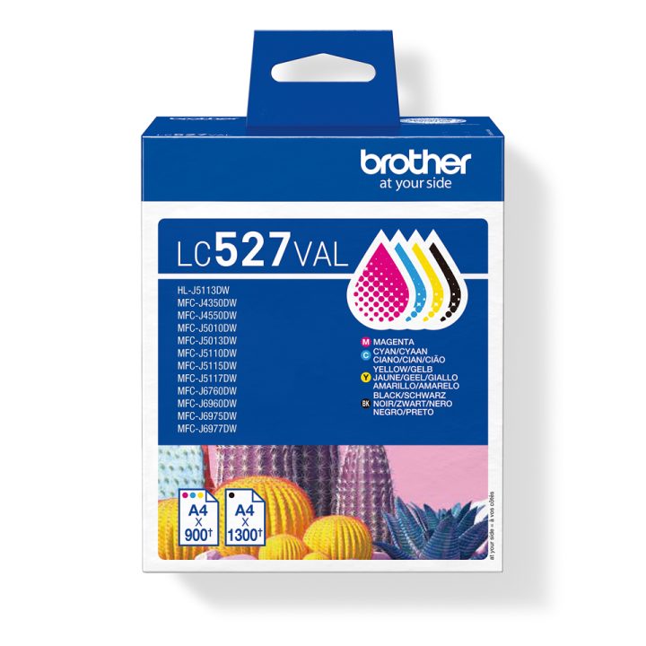 Brother LC527VAL cartucho de tinta 4 peça(s) Original Preto, Ciano…