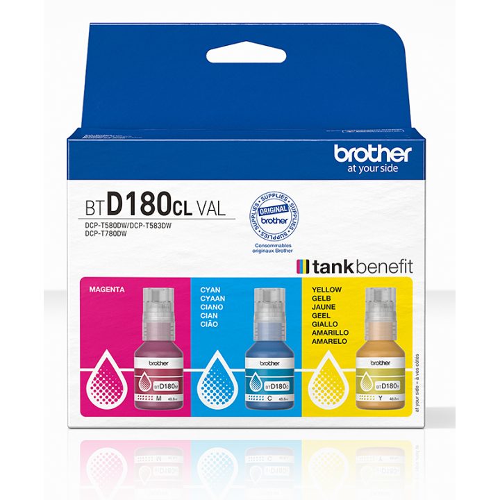 Brother BTD180CLVAL recarga de tinta para impressora Original