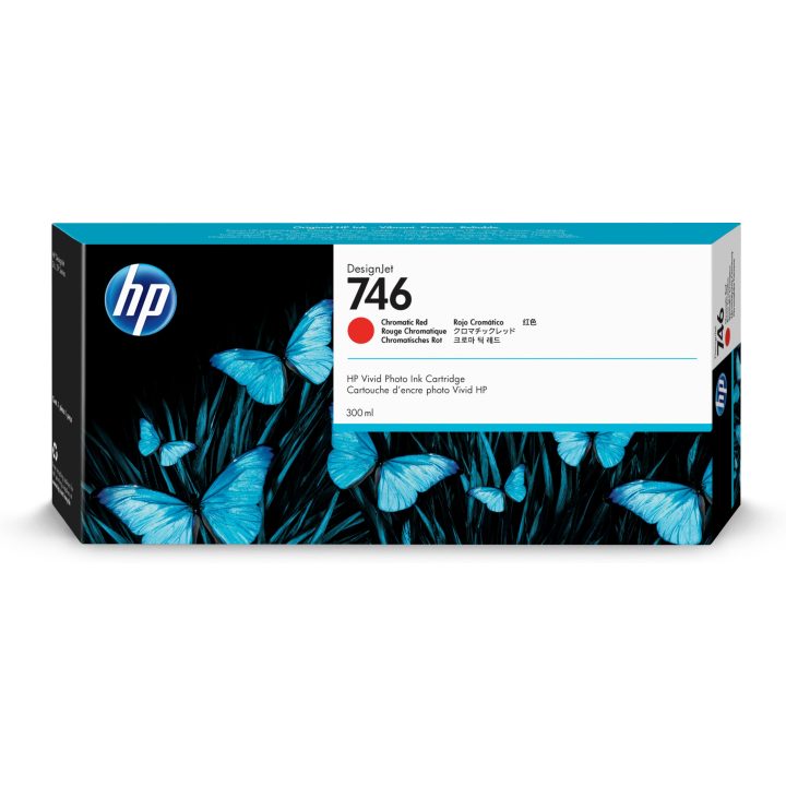 HP DesignJet 746 Chromatic Red Ink Cartridge 300 ml