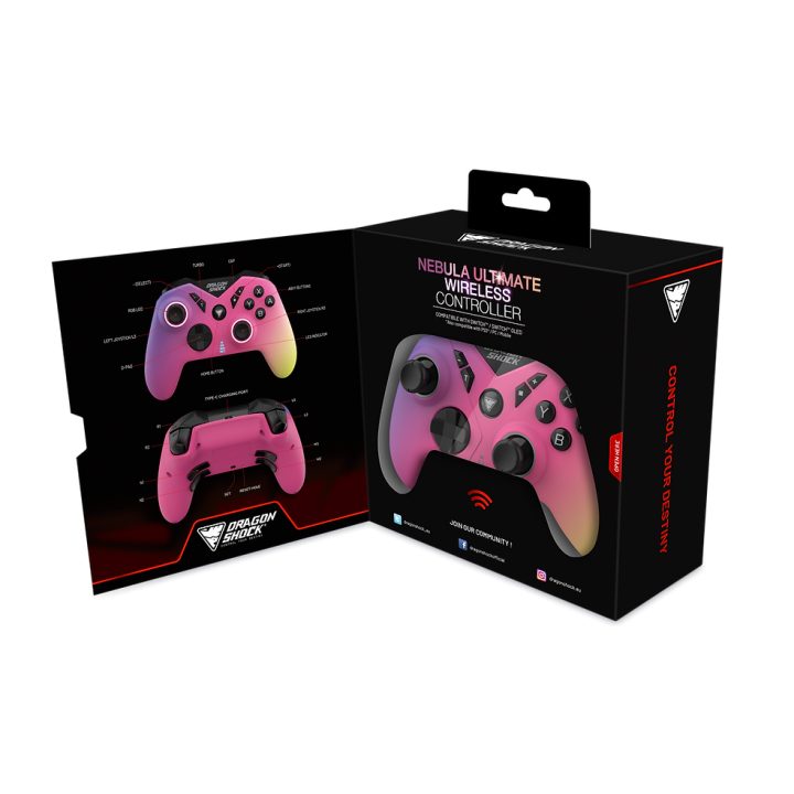 Dragon Shock Nebula Ultimate Multicolor Bluetooth Gamepad Nintendo…