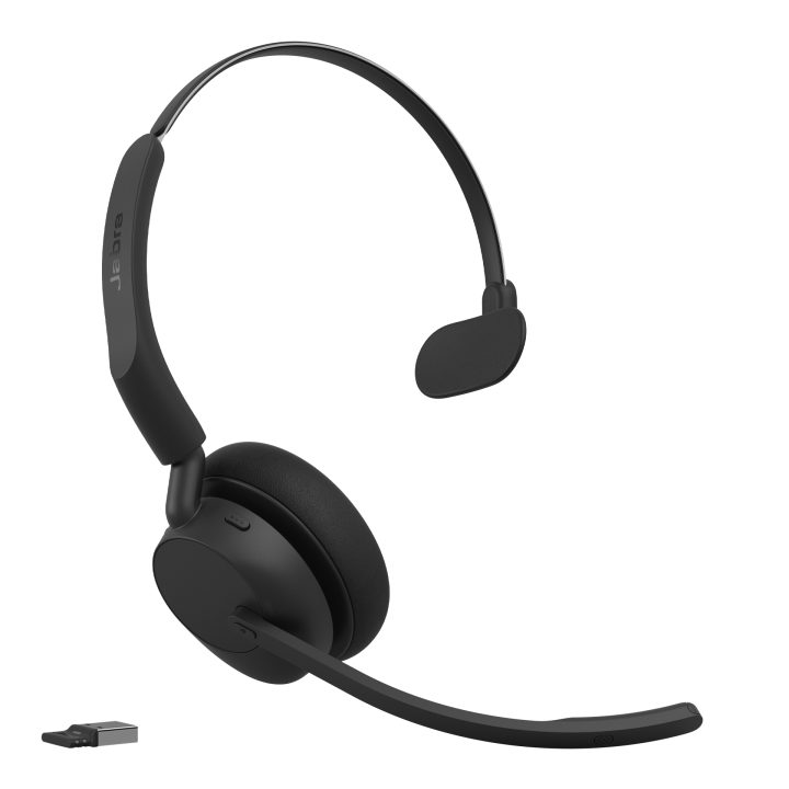 Jabra Evolve3 45 Wireless Headset Over-Ear Office/Call Center USB…
