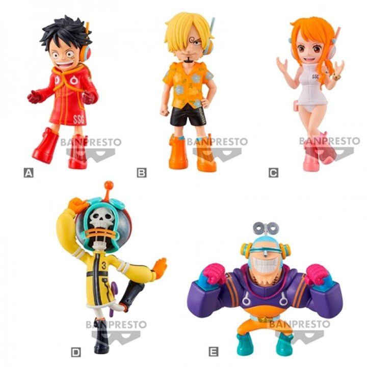 Figura Banpresto one piece world collectable egg head 1 de 7cm unidad…