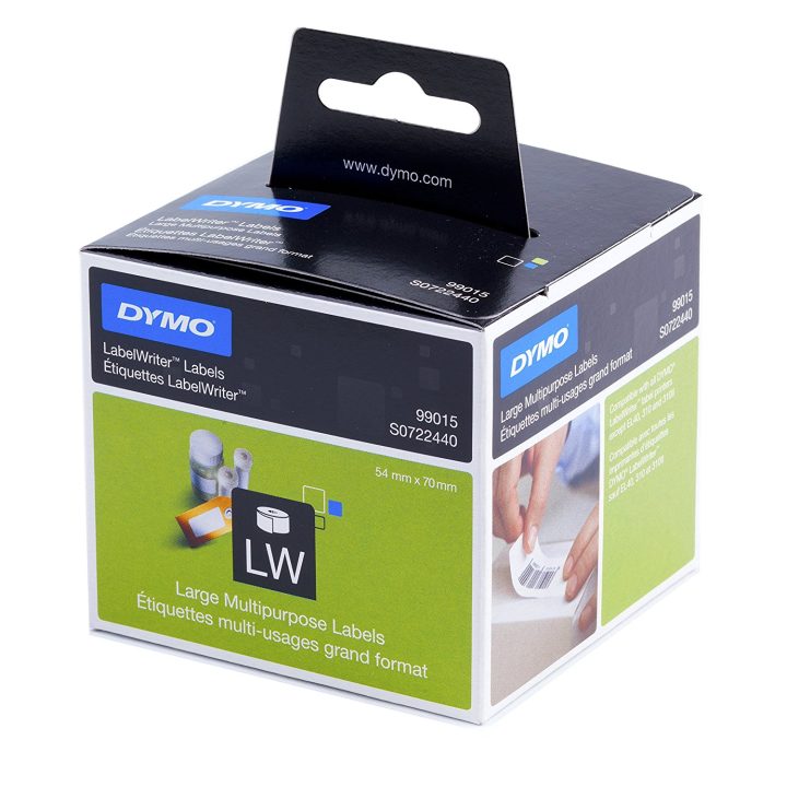 DYMO LW etiquetas autênticas multiusos | 54 mm × 70 mm | rolo de 320…