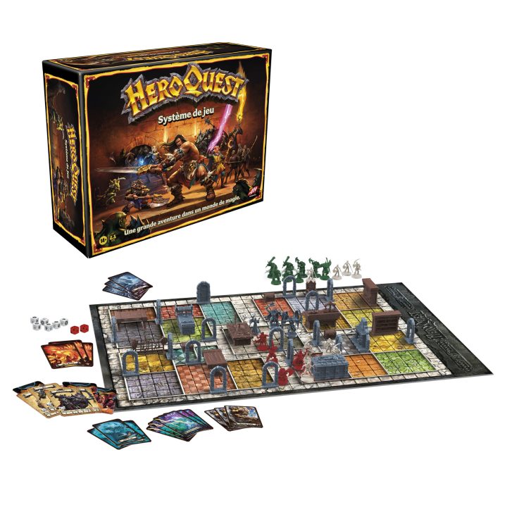 Hasbro Gaming Avalon Hill - Sistema de jogo HeroQuest