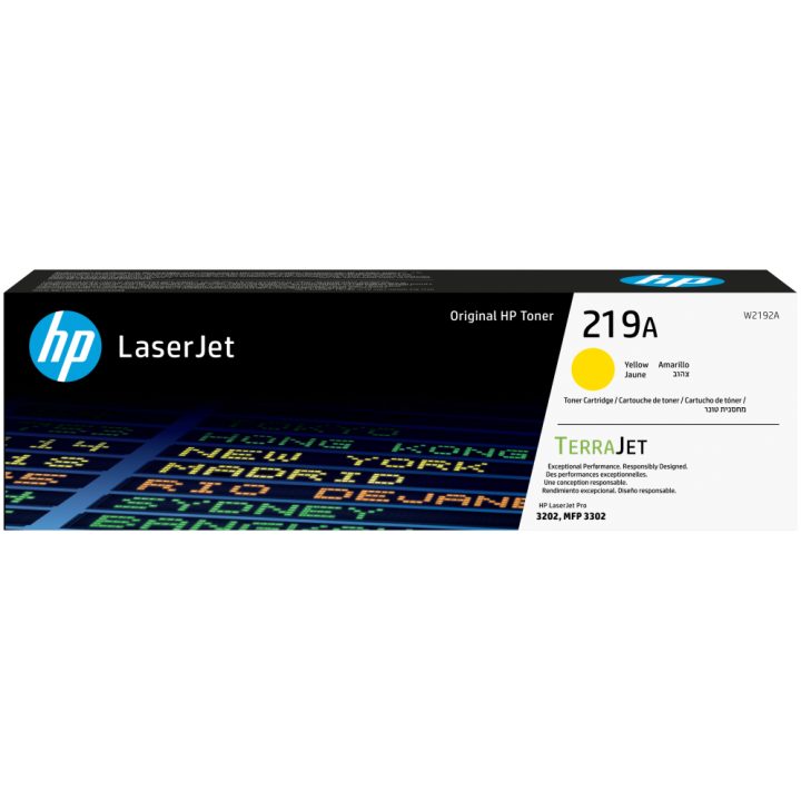 HP Original LaserJet 219A Yellow Toner Cartridge