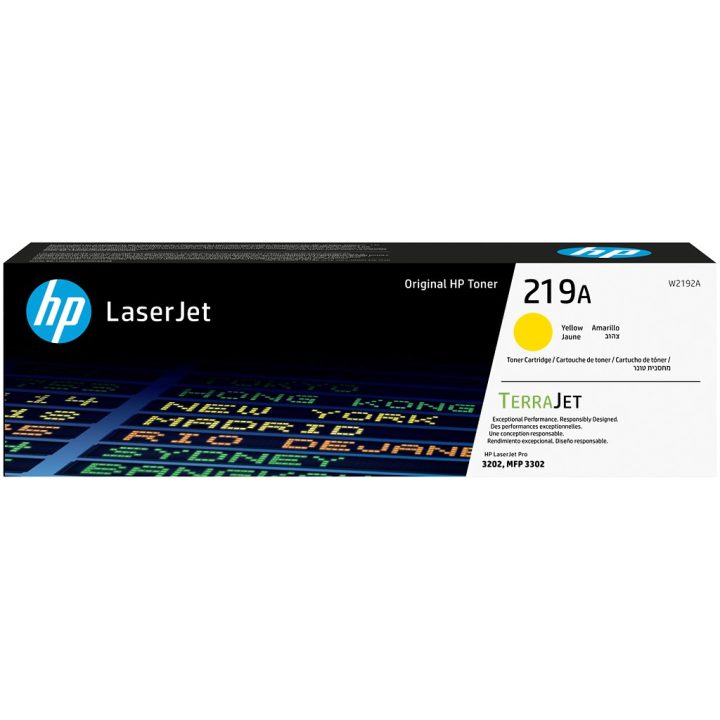 HP Cartucho de Tóner Original LaserJet 219A amarelo