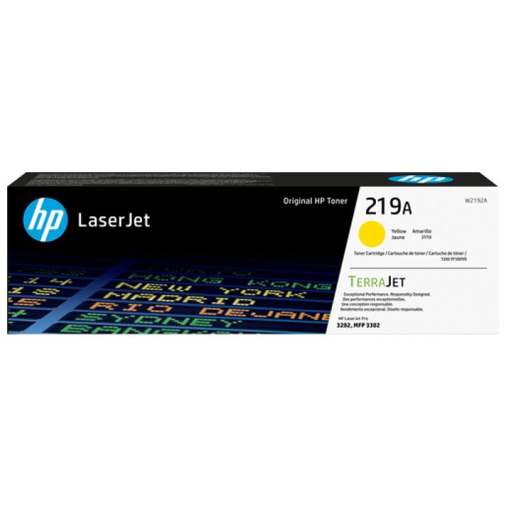 HP Original LaserJet 219A Yellow Toner Cartridge