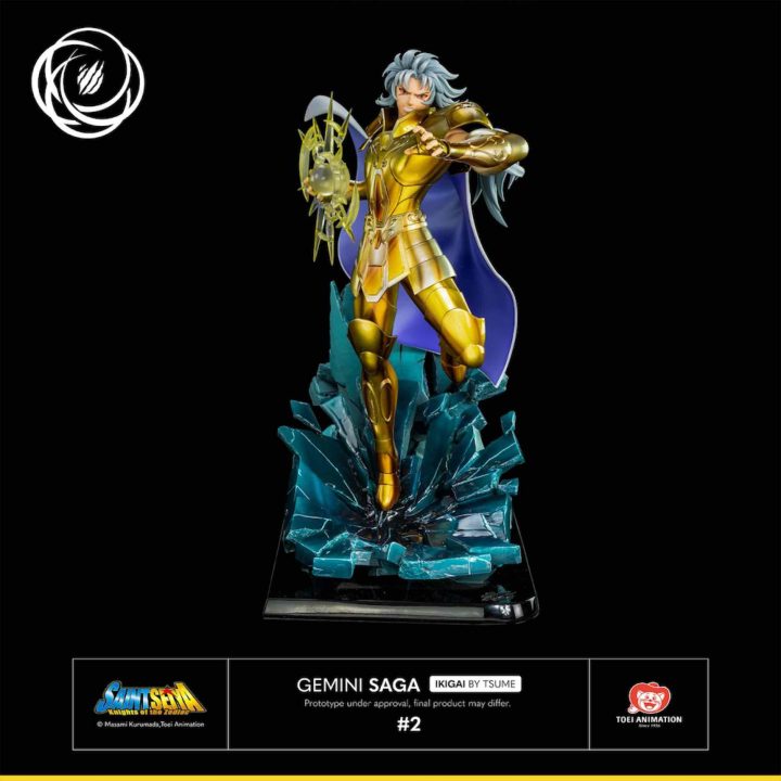 Saint Seiya Gemini Saga Tsume Arts Resin Figure Scale 1/6 Ikigai…