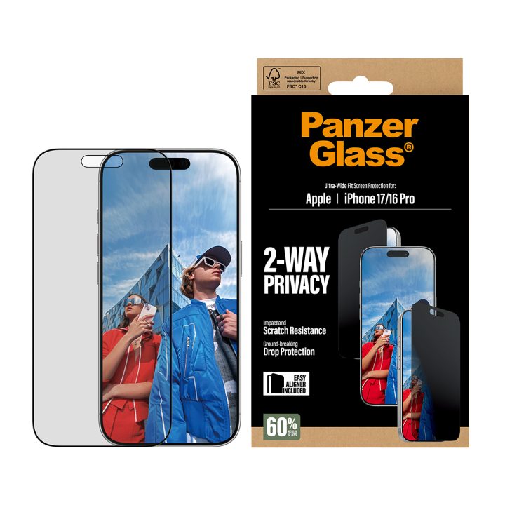 PanzerGlass ® 2-Way Privacy Screen Protector iPhone 17 | iPhone 16…