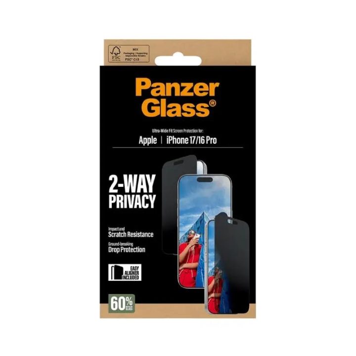 PanzerGlass ® 2-Way Privacy Screen Protector iPhone 17 | iPhone 16…