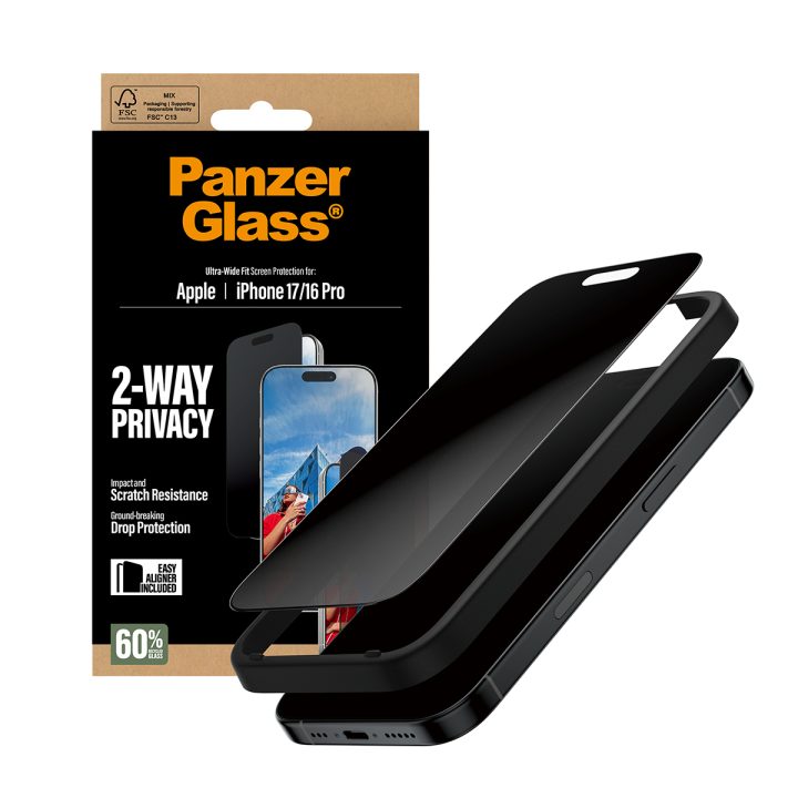 PanzerGlass ® 2-Way Privacy Screen Protector iPhone 17 | iPhone 16…