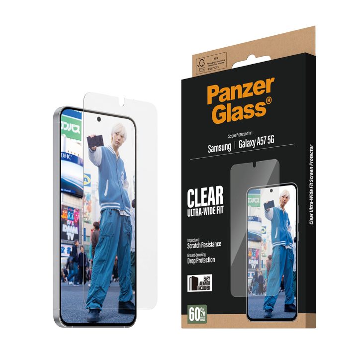 PanzerGlass ® Screen Protector Samsung Galaxy A57 5G | Ultra-Wide Fit…