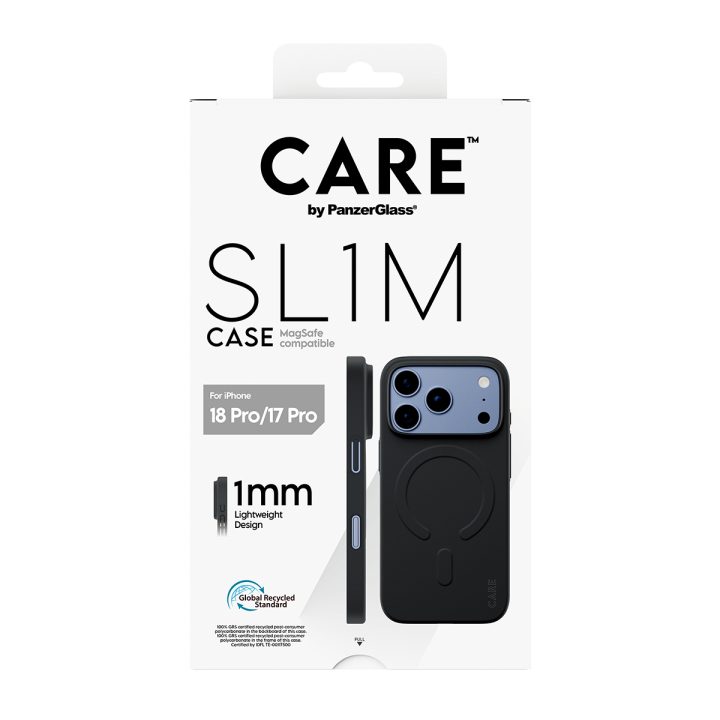 PanzerGlass CARE™ by ® SL1M Case Black w. MagSafe iPhone 18 Pro | 17…