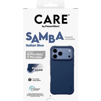 PanzerGlass CARE™ by ® Samba Case Italian Blue w. MagSafe iPhone 18…