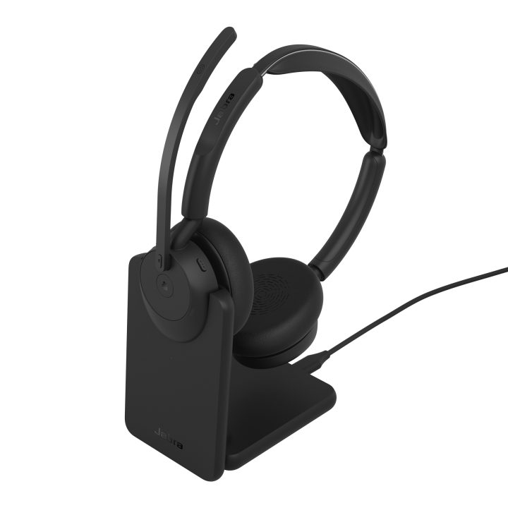 Jabra Evolve3 45 Wireless Over-Ear Headset Office/Call Center USB…