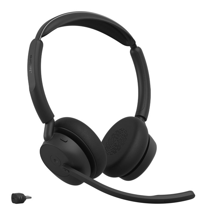 Jabra Evolve3 45 Wireless Over-Ear Headset Office/Call Center USB…