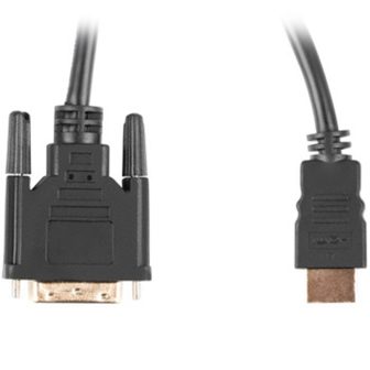 Cabo HDMI Lanberg macho-DVI-d 24+1 macho 4K dual link 3m preto…