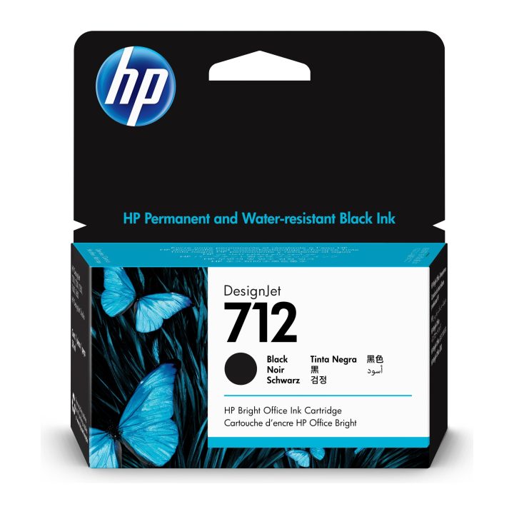 HP DesignJet 712 Black Ink Cartridge 38 ml