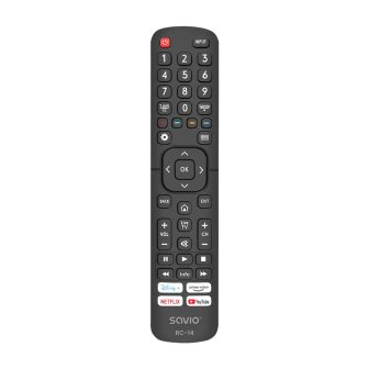 Comando de TV Savio RC-14 compatível com Hisense Smart TV…