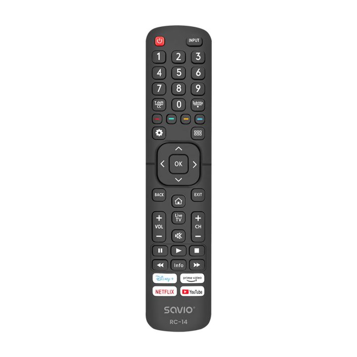 Savio RC-14 TV Remote Control Compatible with Hisense Smart TV…