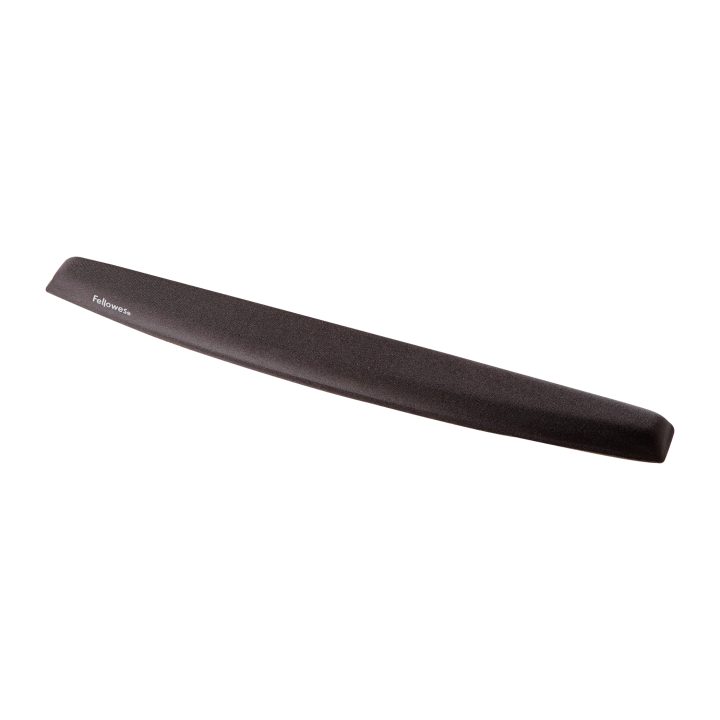 Fellowes 9178201 Gel Wrist Rest, Polyurethane Black