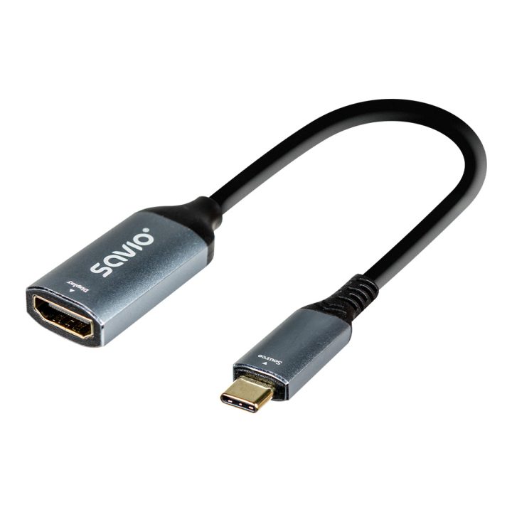 Savio AK-78 USB-C to HDMI (H) 60 Hz Silver Adapter (SAVAK-78)