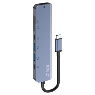 Hub savio 7EN1 USB-C ak-82