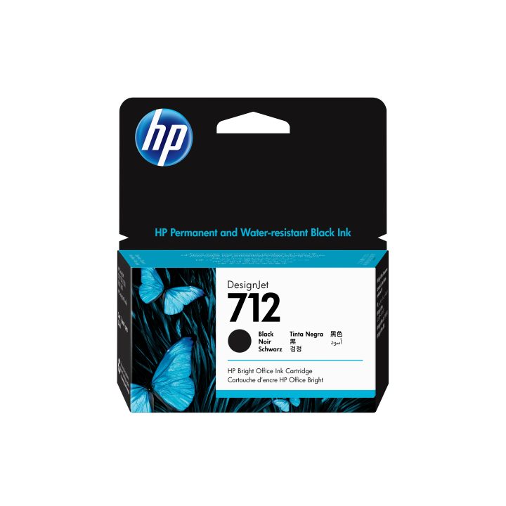 HP DesignJet 712 Black Ink Cartridge 38 ml