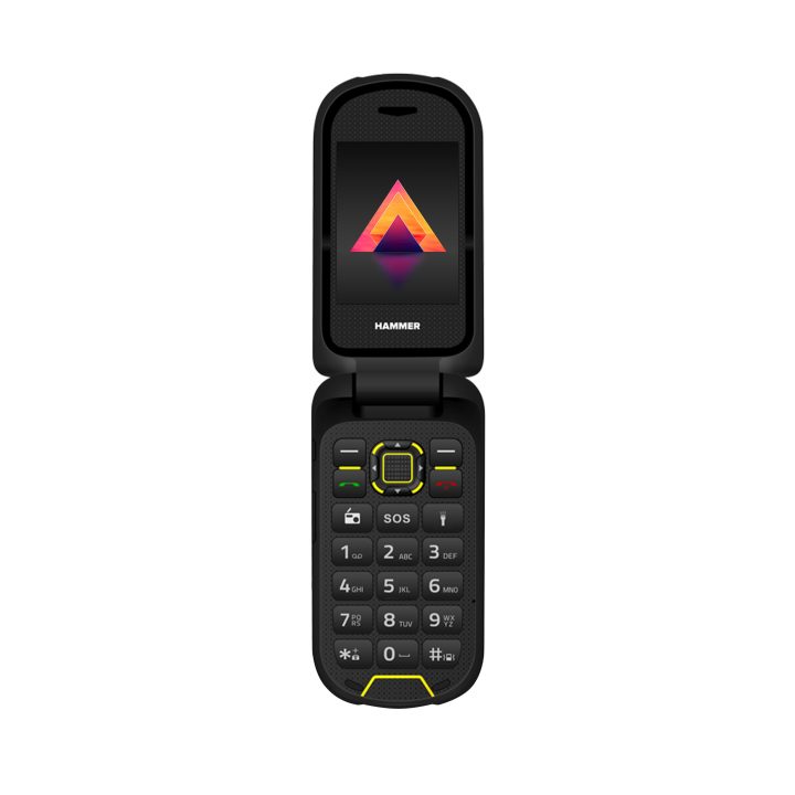 Hammer Bow 2.4-inch 48MB Black Mobile Phone (TEL000921)