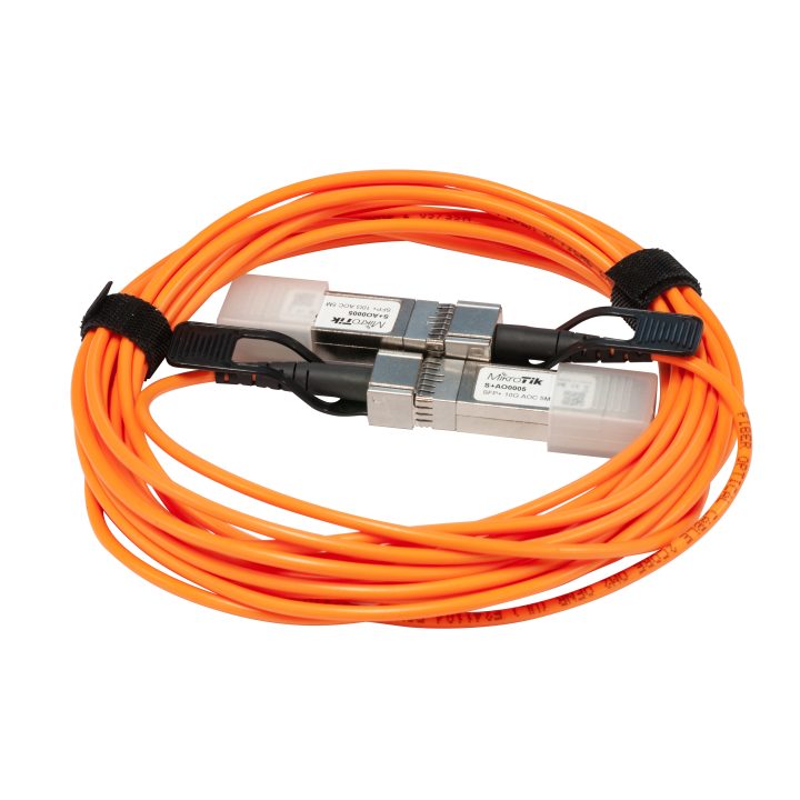 Mikrotik S+AO0005 Fiber Optic Cable 5 m SFP+ Orange
