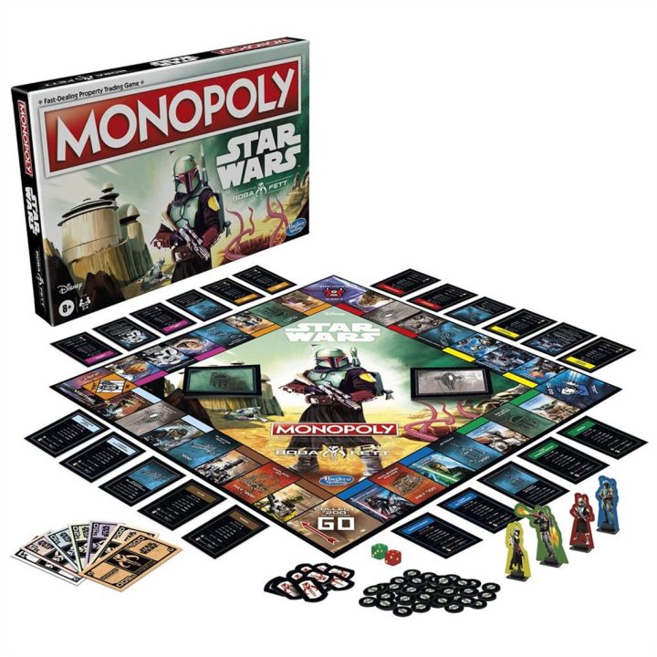 Hasbro Jogo de tabuleiro Monopoly Boba Fett PEGI 8 (F5394105)