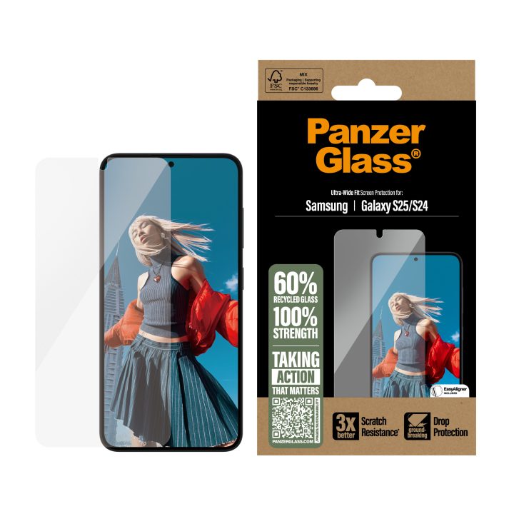 PanzerGlass ® Screen Protector Samsung Galaxy S25 | S24 | Ultra-Wide…