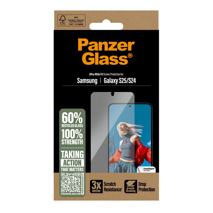 PanzerGlass ® Screen Protector Samsung Galaxy S25 | S24 | Ultra-Wide…