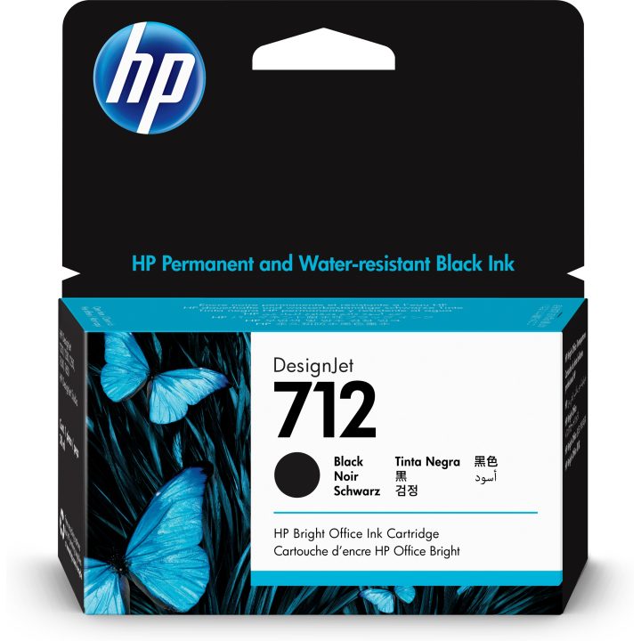 HP DesignJet 712 Black Ink Cartridge 38 ml
