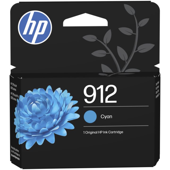 HP Cartucho de Tinta Original 912 Ciano