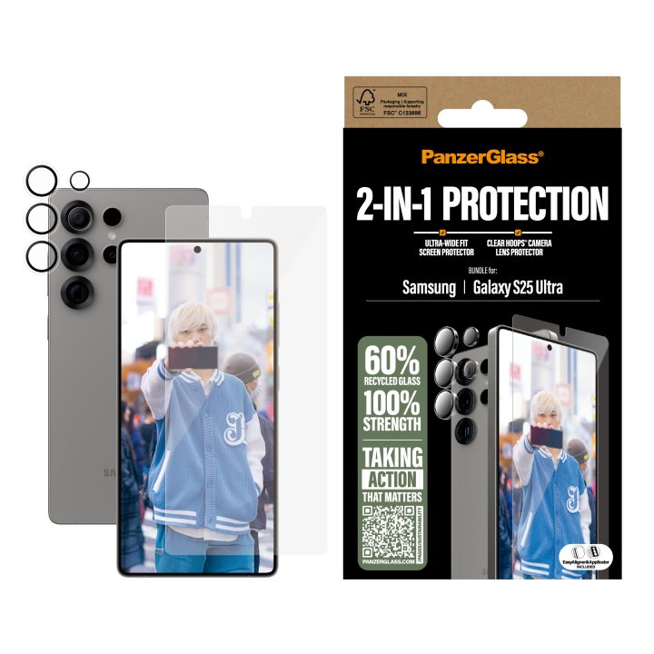PanzerGlass ® 2-in-1 Protection Bundle Samsung Galaxy S25 Ultra…