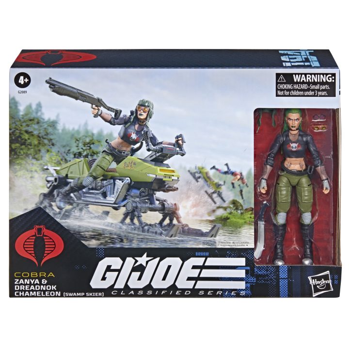 Hasbro G.I. Joe Classified Series 194 Zanya e veículo Dreadnok…
