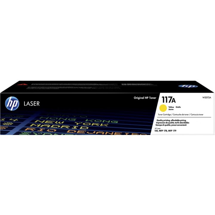 HP Cartucho de Toner Original Laser 117A amarelo
