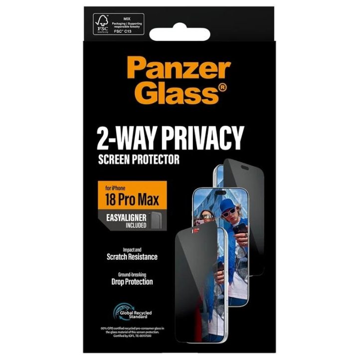 PanzerGlass ® 2-Way Privacy Screen Protector iPhone 18 Pro Max |…