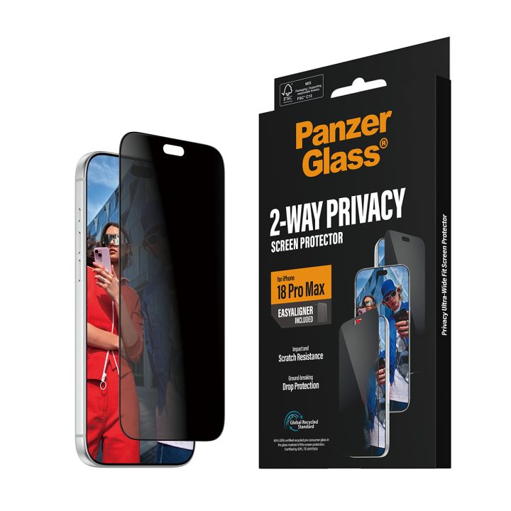 PanzerGlass ® 2-Way Privacy Screen Protector iPhone 18 Pro Max |…