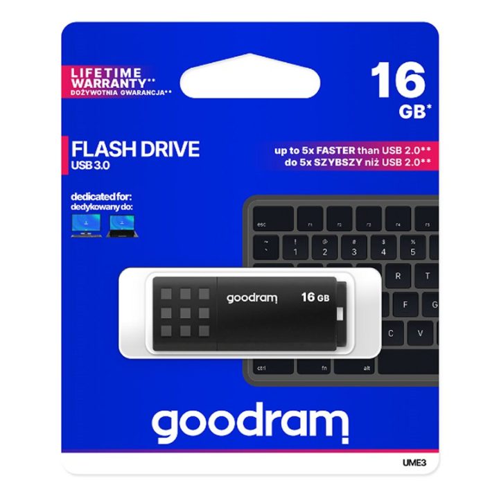 Goodram UME3 USB flash drive 16 GB USB Type-A 3.2 Gen 1 (3.1 Gen 1)…