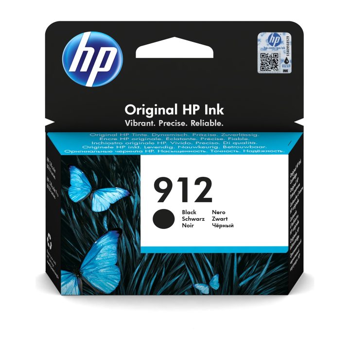 HP Cartucho de tinta Original 912 preto