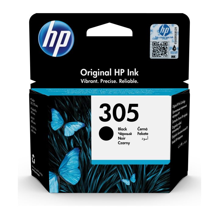 HP Cartucho de tinta Original 305 negro