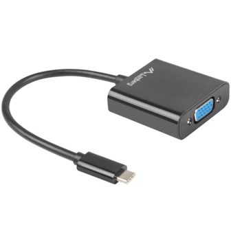 Adaptador Lanberg USB 3.1 tipo C-VGA hembra (AD-UC-VG-01)