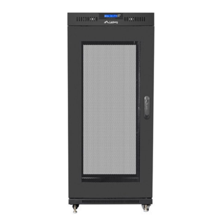 Armário rack Lanberg 19 polegadas 15U 800X1000 preto (FF01-8015-23BL)