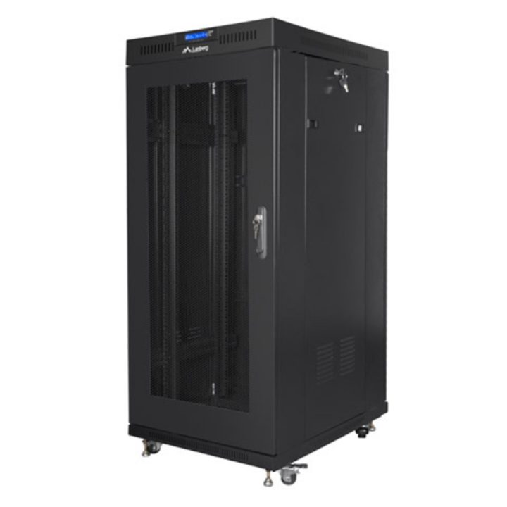 Armário rack Lanberg 19 polegadas 15U 800X1000 preto (FF01-8015-23BL)