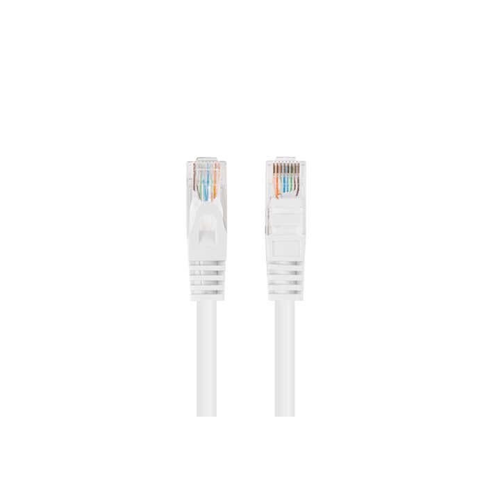 Cabo de rede Lanberg patch cord cat.6 U-UTP 0,25 m branco Fluke…