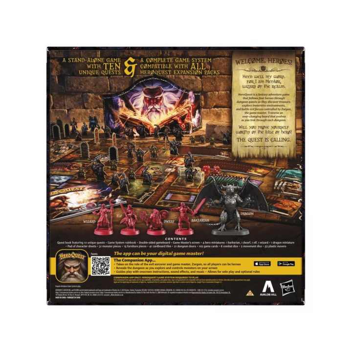 Hasbro Gaming Avalon Hill HeroQuest First Light